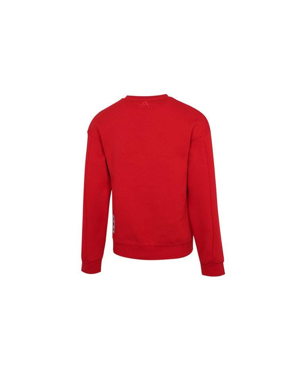 Adidas Red (Wmns) Cny Sweat Limited Funny Pattern Sports Round Neck Hoodie