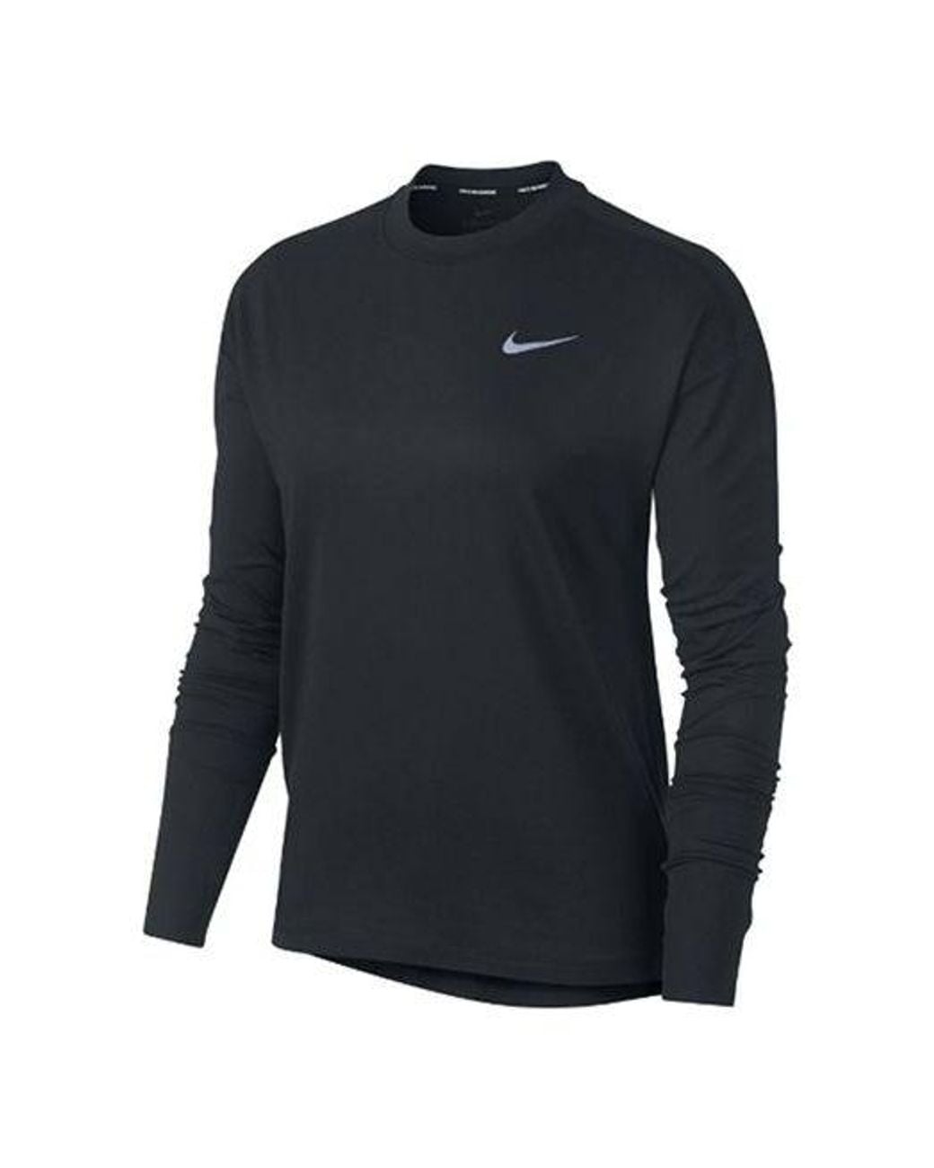 Nike Blue (Wmns) Element Casual Sports Round Neck Long Sleeves Running Hoodie