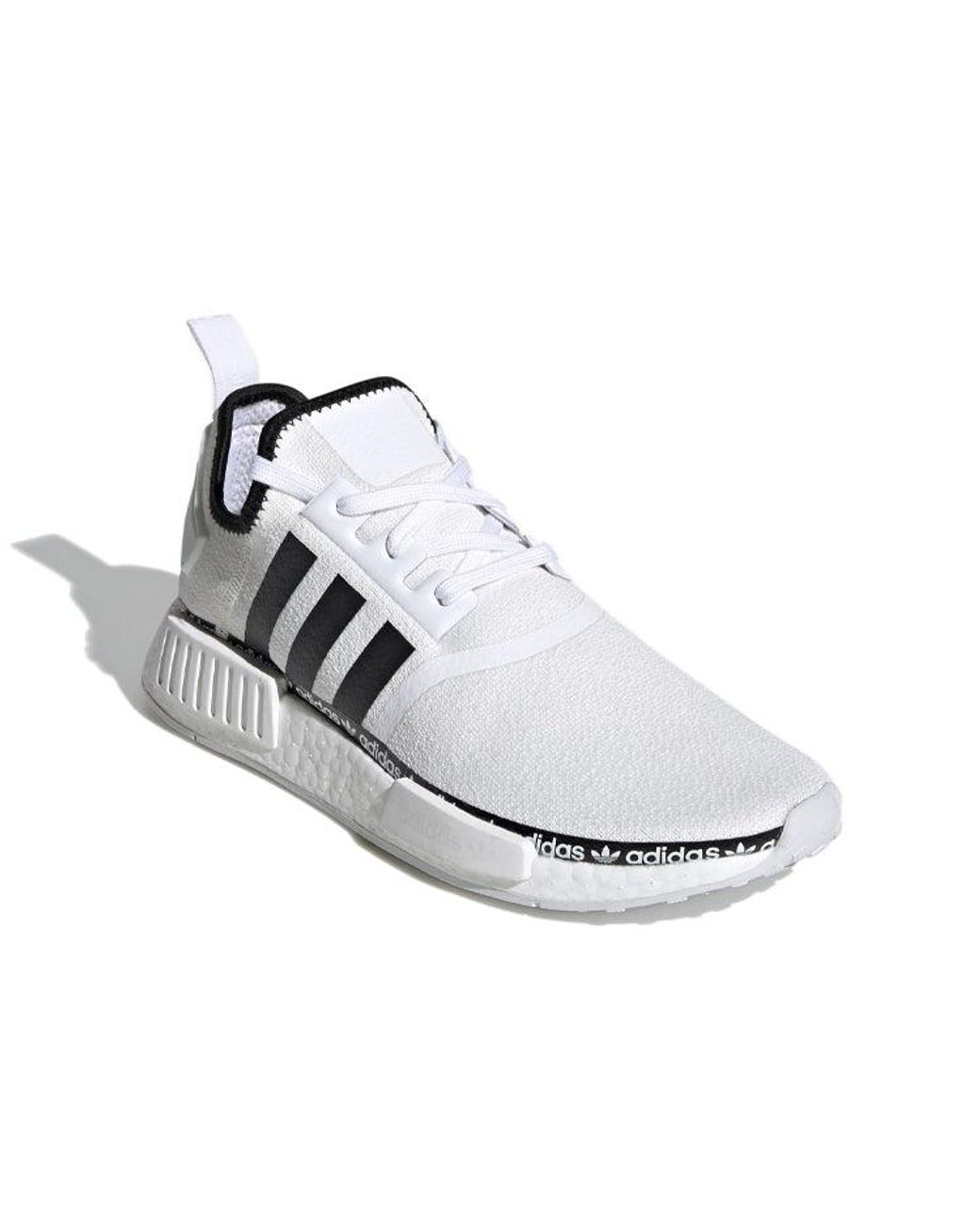 Adidas White Nmd_R1 'Logo Strip for men