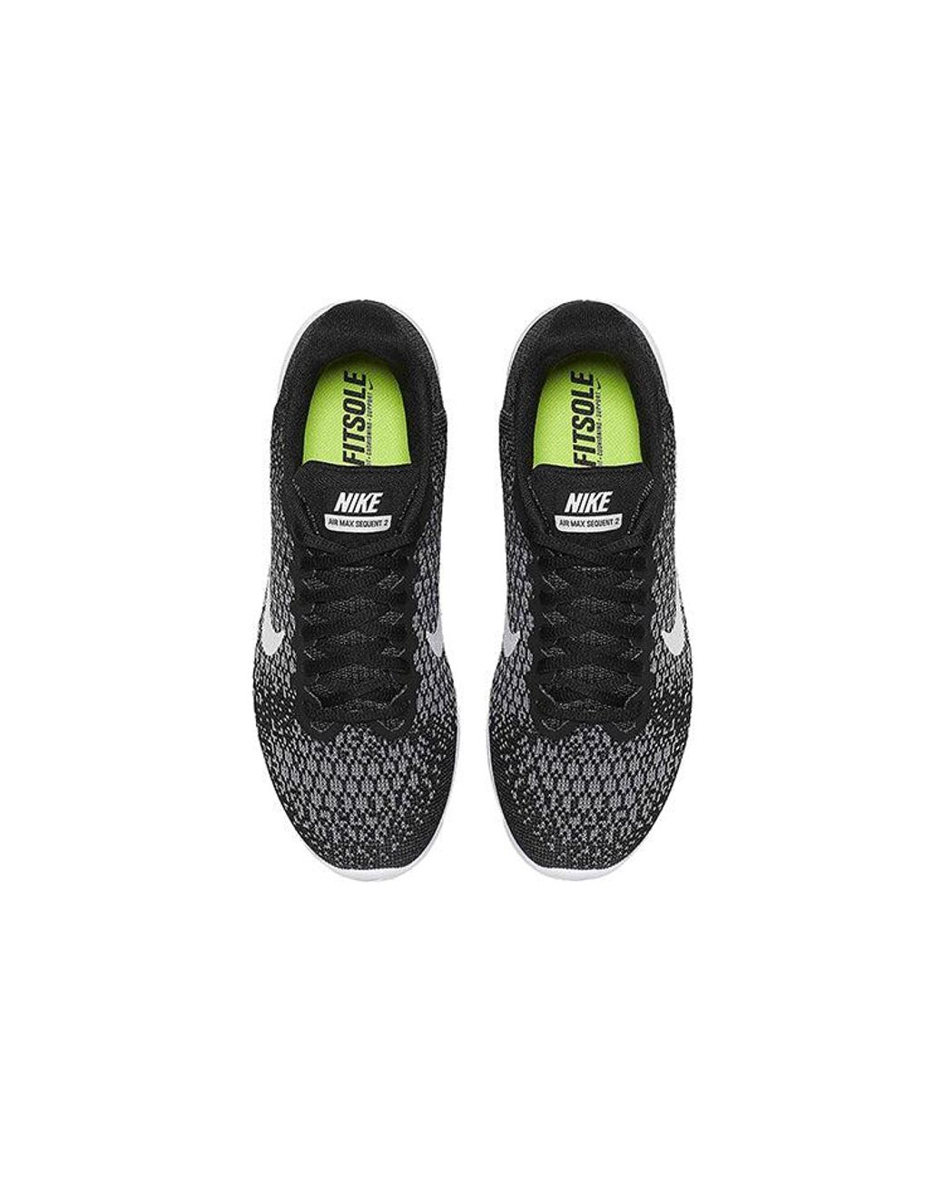 nike air max sequent 2 black womens