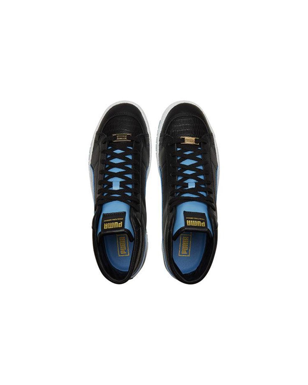 PUMA Black Ralph Sampson 70 Mid Layer Sneakers