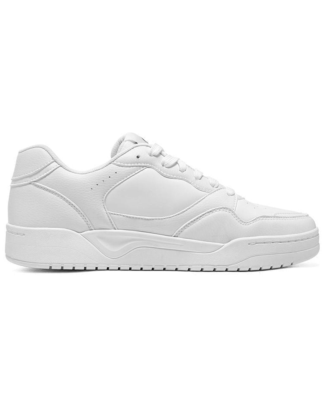 Skechers White Volley Low Varsity Trainers for men
