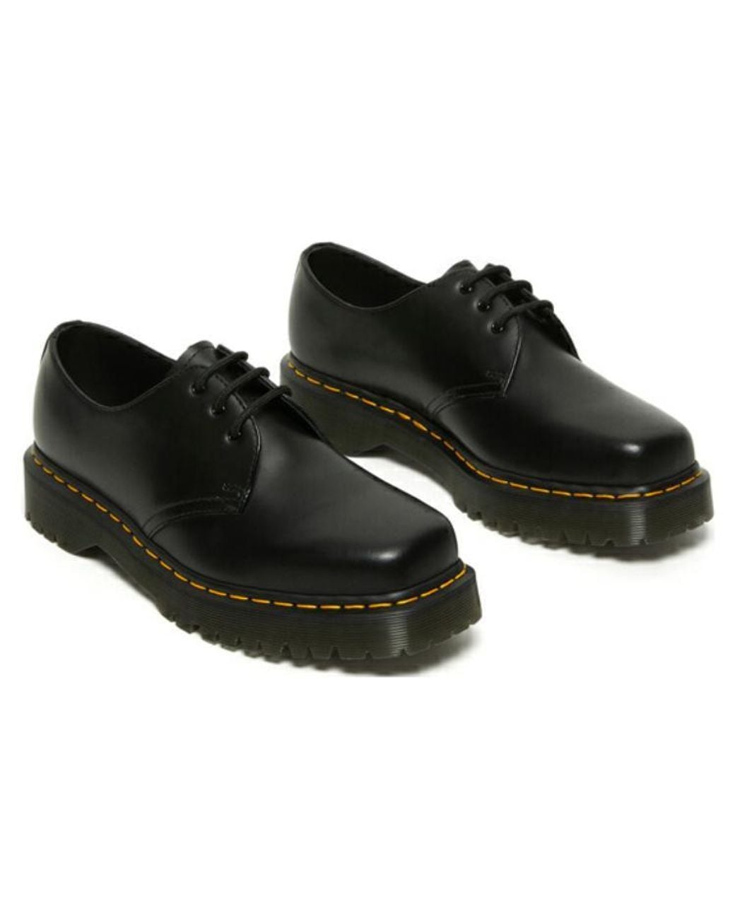 Dr. Martens 1461 Bex Squared Toe Leather Oxford Shoes in Black | Lyst