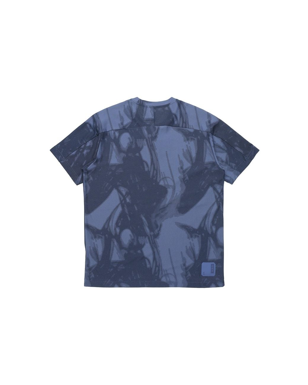 Adidas Blue Wj Top Series Sports Loose Printing Round Neck Short Sleeve for men