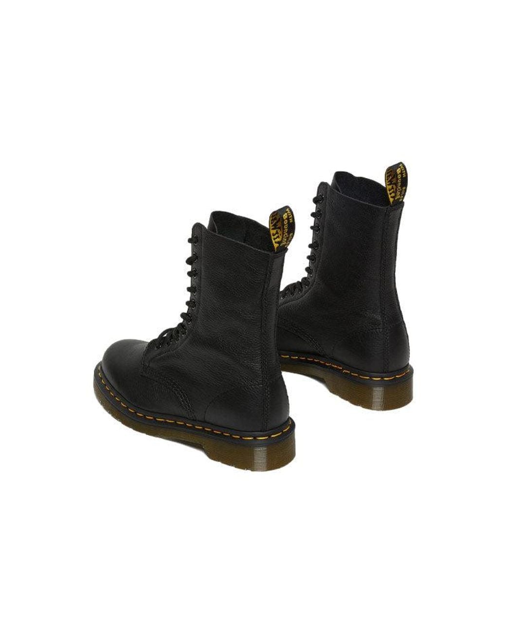 Dr. Martens Black (Wmns) 1490 Virginia Leather High Boots