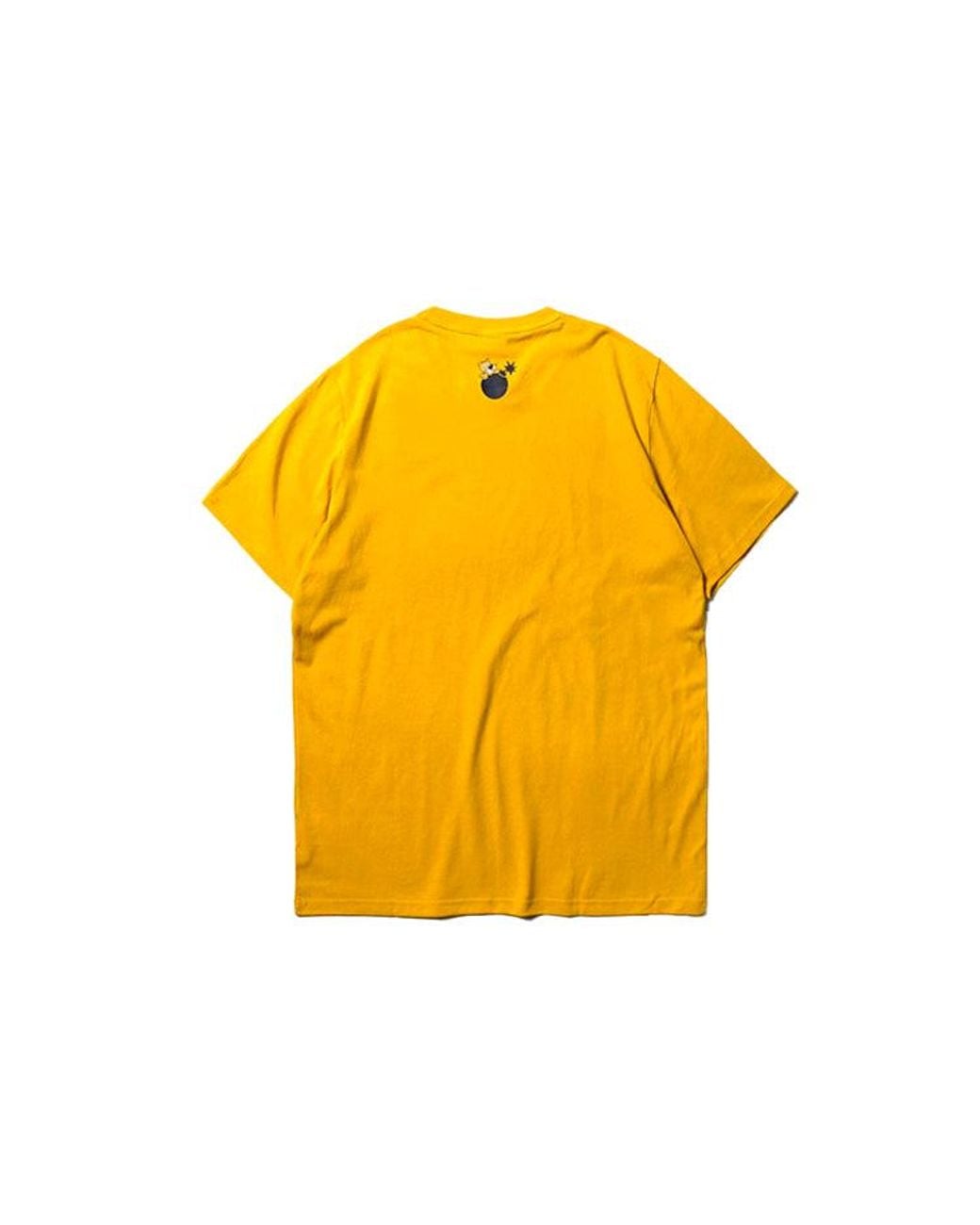 PUMA Yellow X The Hundreds Logo Printed Short Sleeve Tee for men