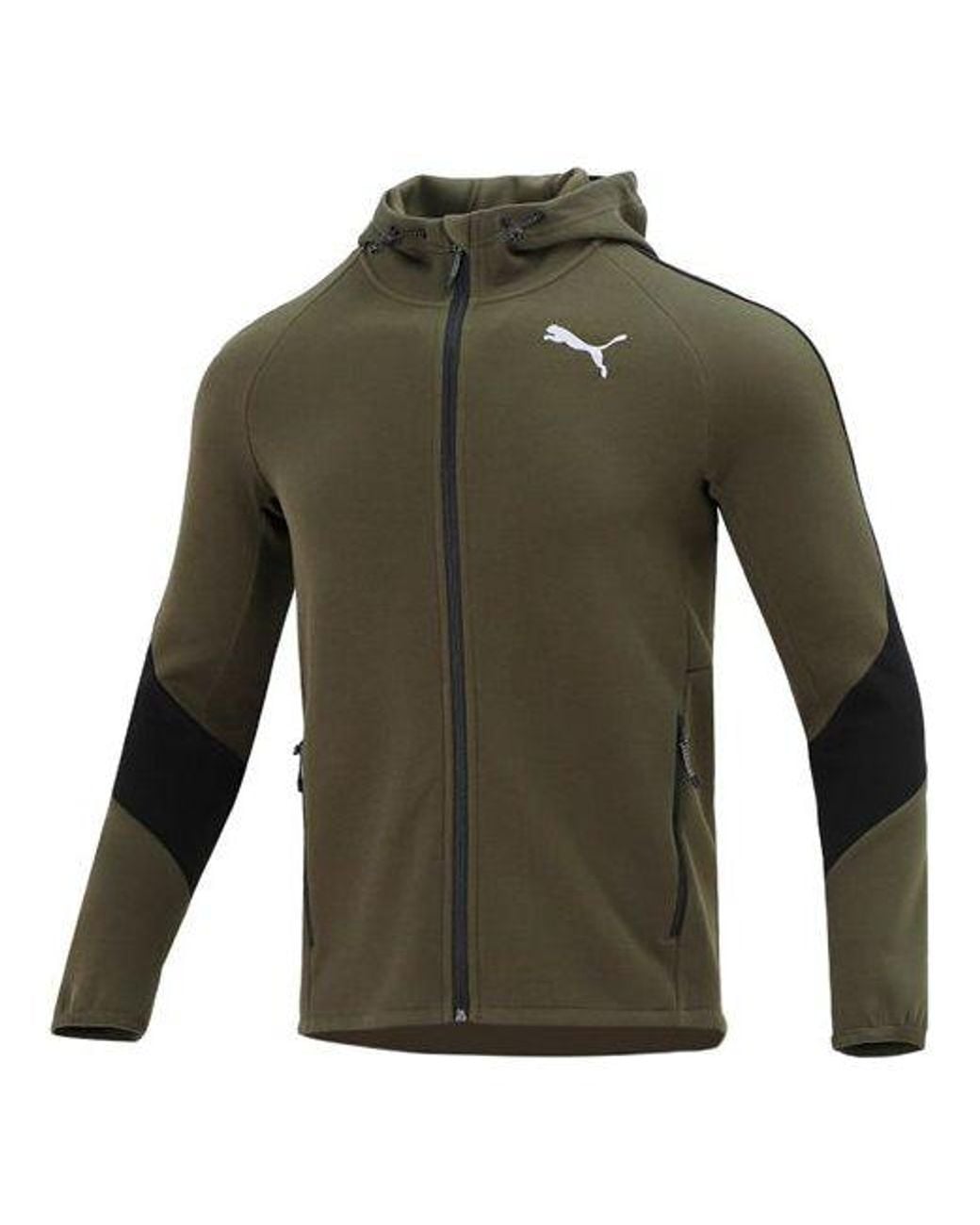 PUMA Green Casual Logo Printing for men