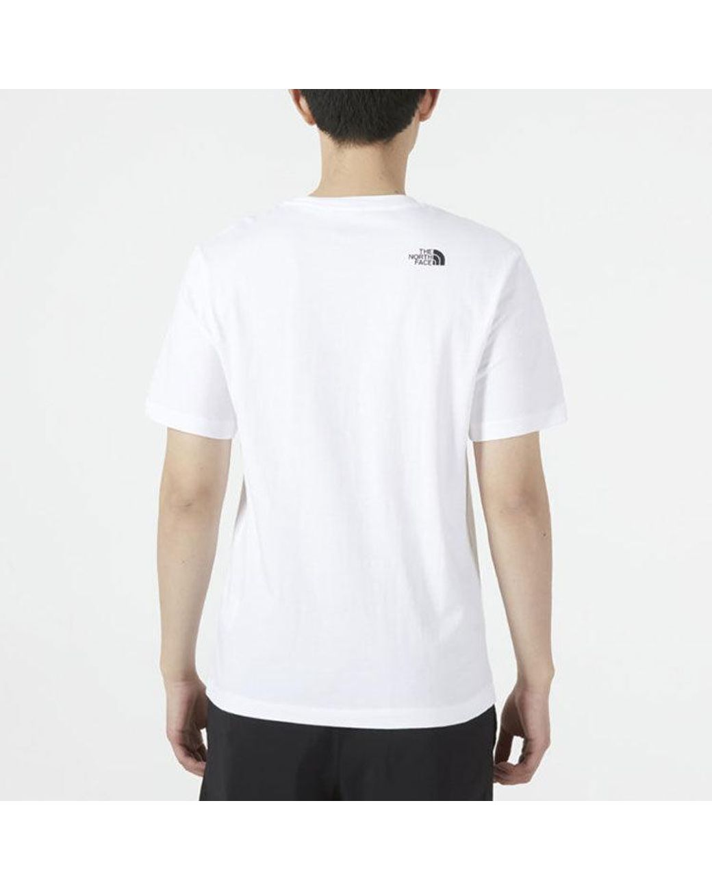 The North Face White Coordinates Short Sleeve T-Shirt for men
