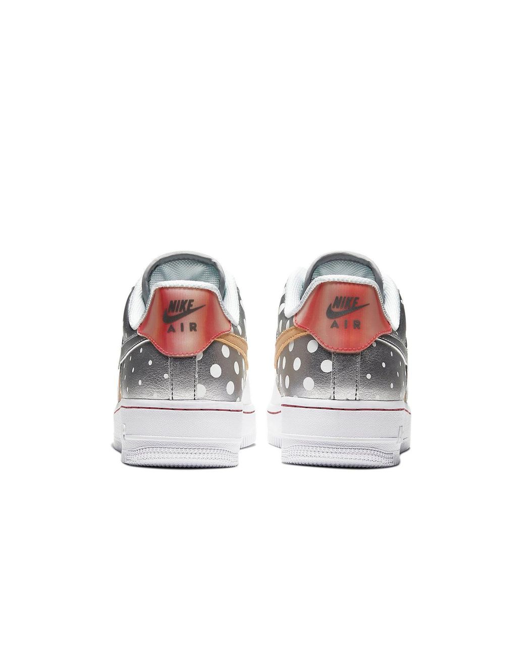 Nike White (Wmns) Air Force 1 Low 'Metallic Stars'