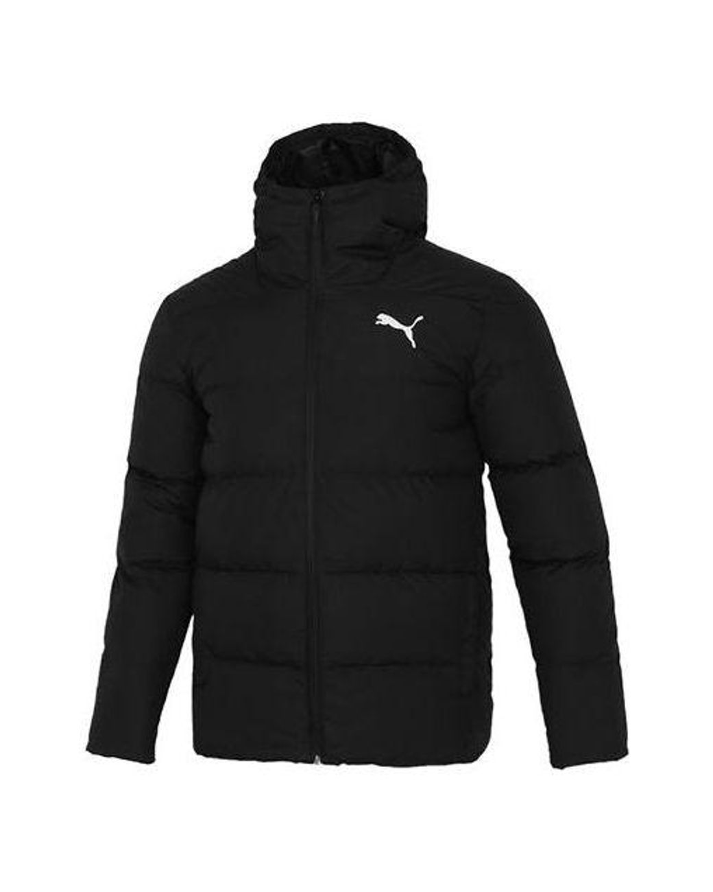PUMA Black Logo Down Jacket for men