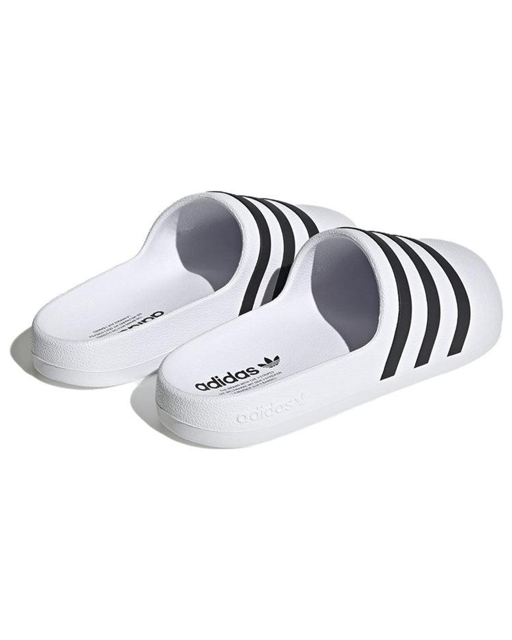 Adidas White Adifom Adilette Slide for men