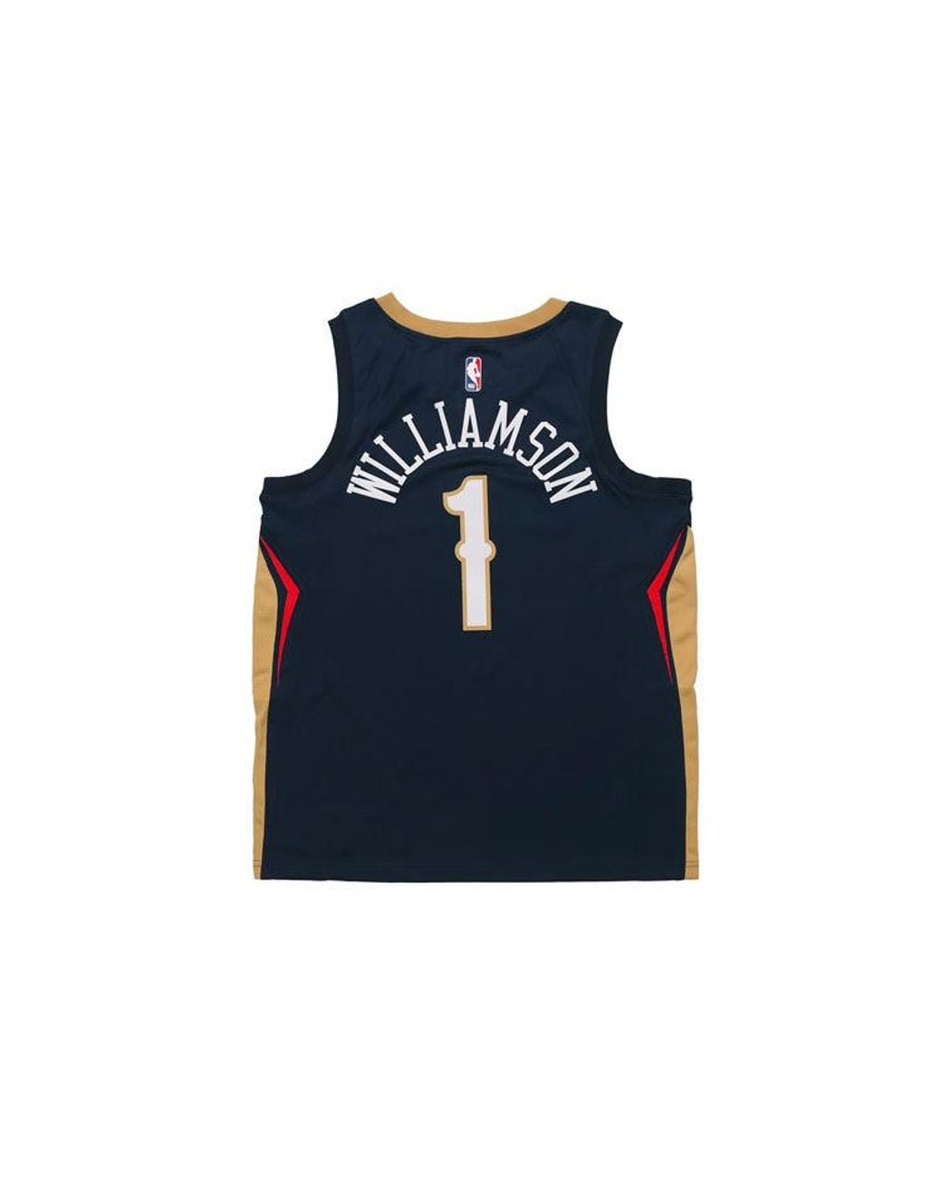 Nike Blue Nba Zion Williamson Basketball Sports Jersey Sw Fan Edition New Orleans Pelicans 1 Dark for men