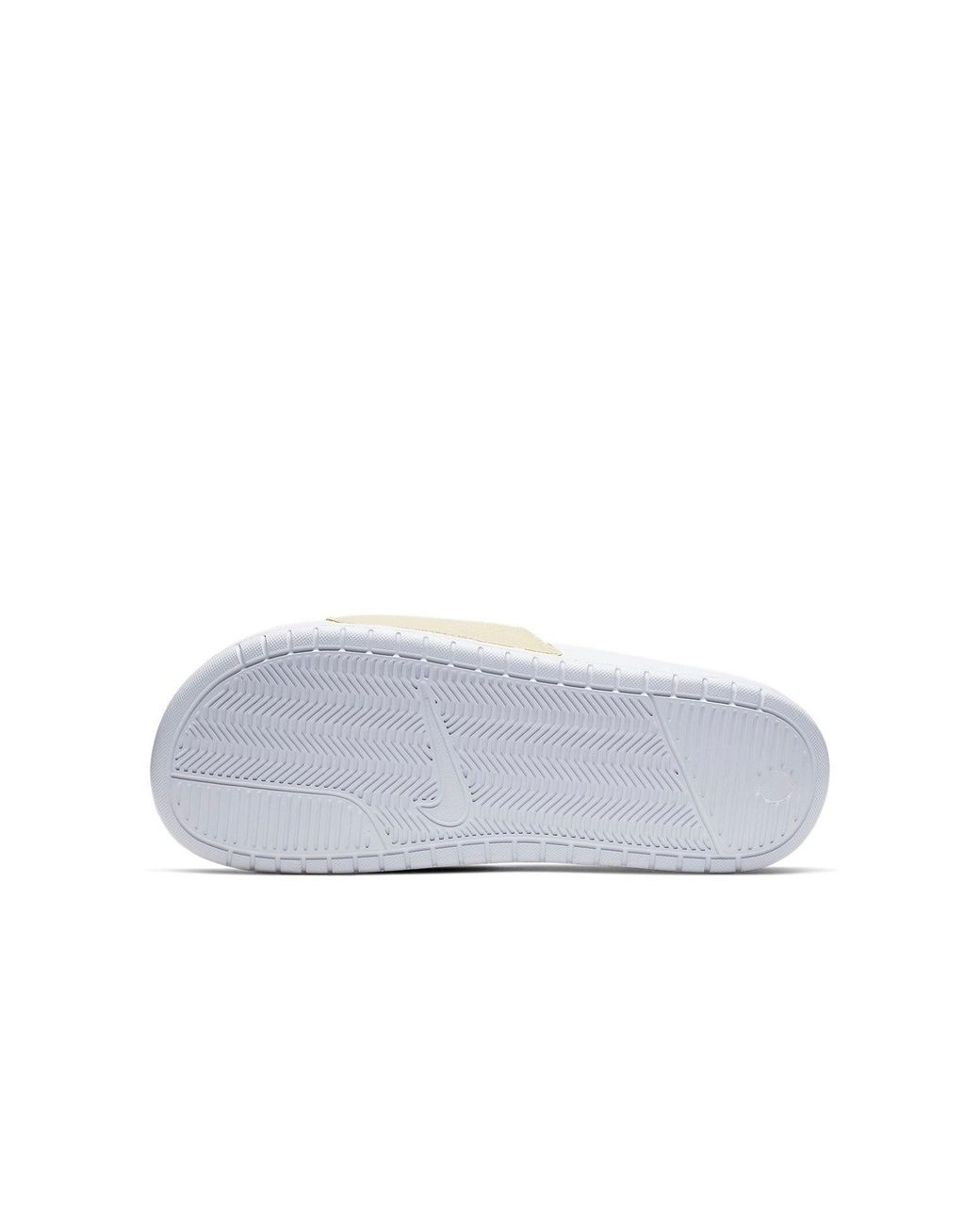 Nike White Benassi Jdi Slide Team' for men