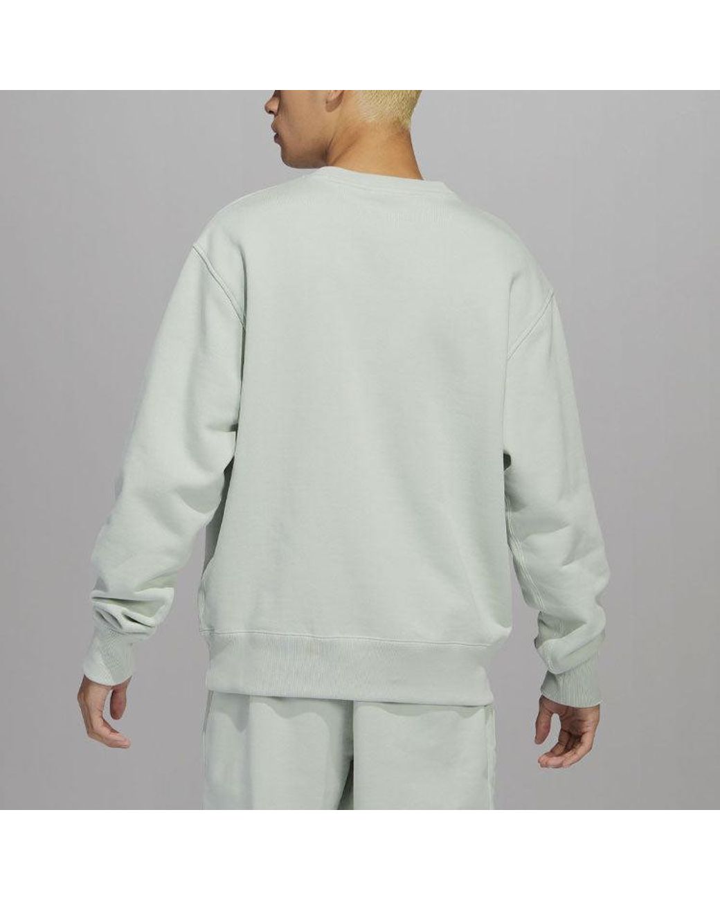 Adidas Green X Pharrell Humanrace Logo Sweatshirt for men