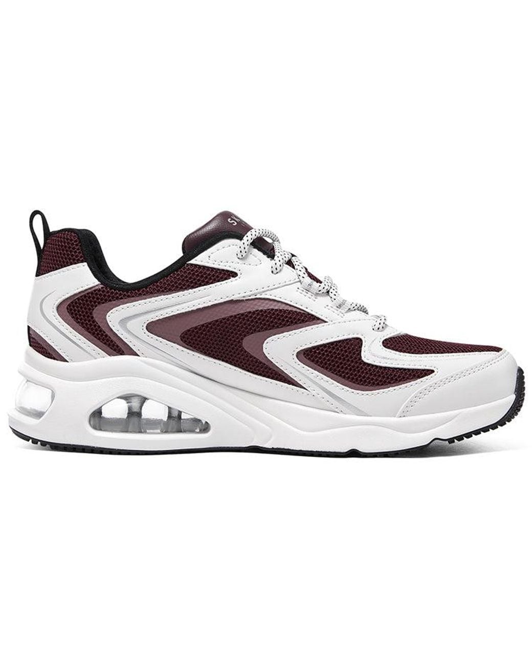 Skechers White (Wmns) Tres-Air Uno 'Street Fl-Air