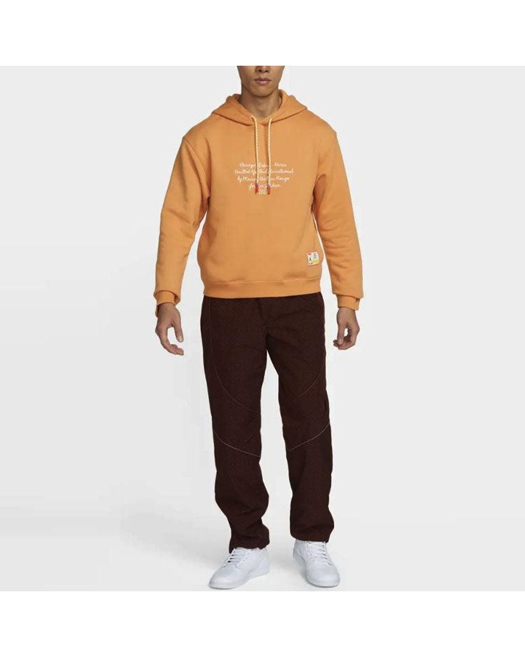 Nike Orange X Maison Chateau Rouge Crossover Hoodie for men
