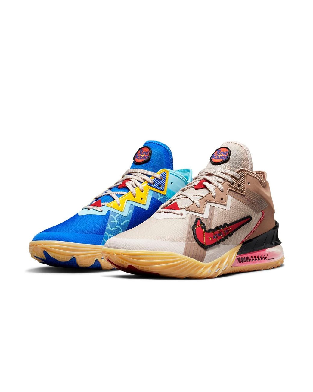Nike Blue Space Jam X Lebron 18 Low 'Wile E. X Roadrunner' for men
