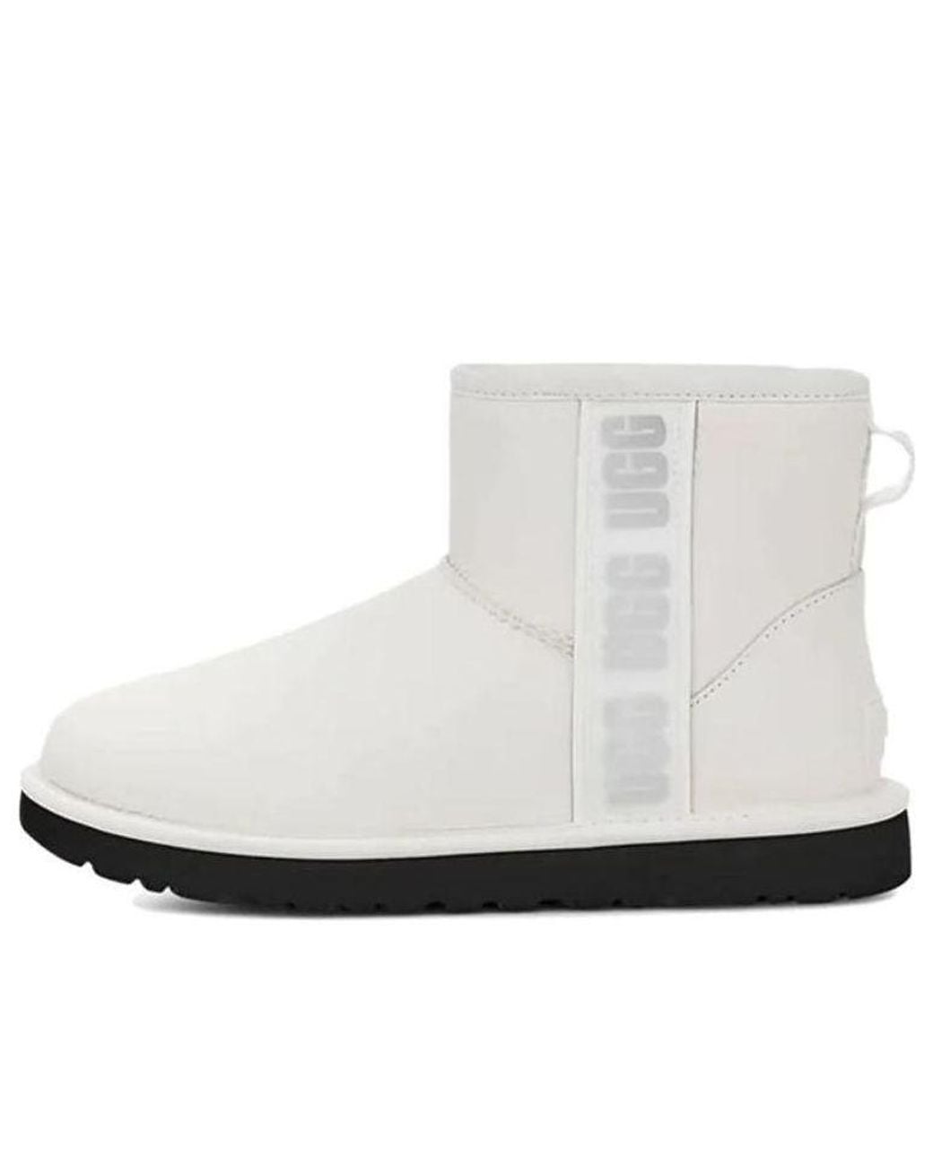 Ugg White (Wmns) Classic Mini Side Logo Boot 'Ultra Matte'