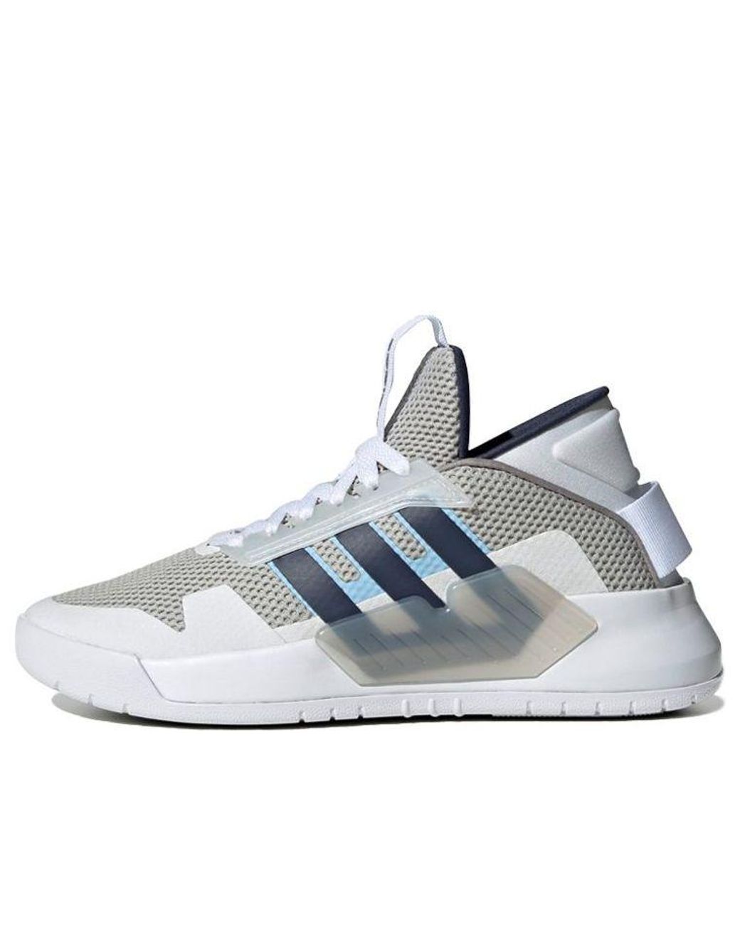 Adidas Neo Bball 90s Grey/white/blue | Lyst