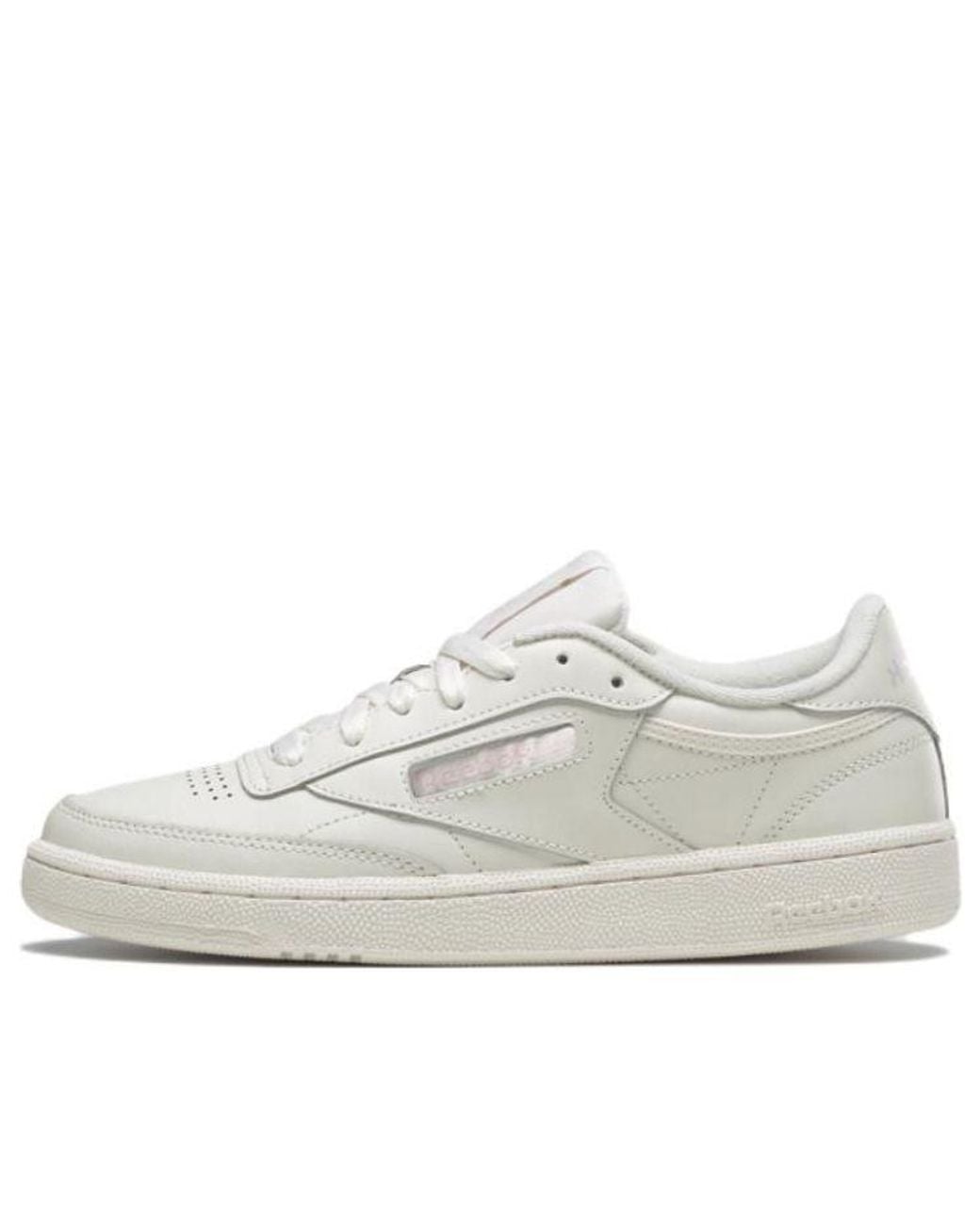 Reebok White (Wmns) Club C 85 Vintage Shoes Infused Lilac'