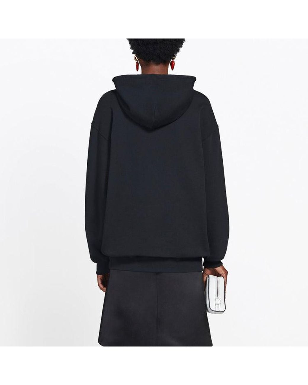 Balenciaga Blue (Wmns) Embroidered Hoodie