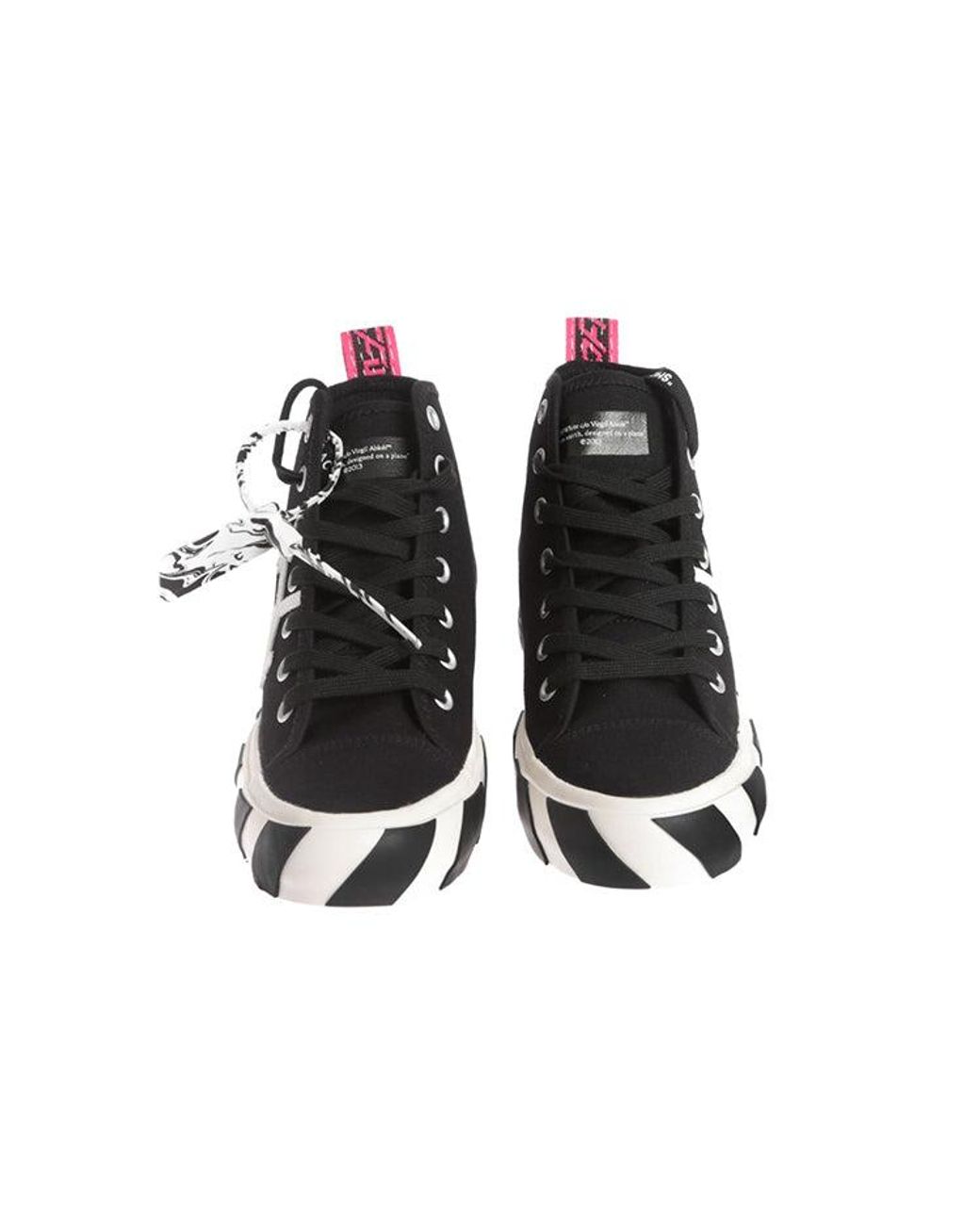 Off-White c/o Virgil Abloh Blue Vulc Sneaker Mid for men