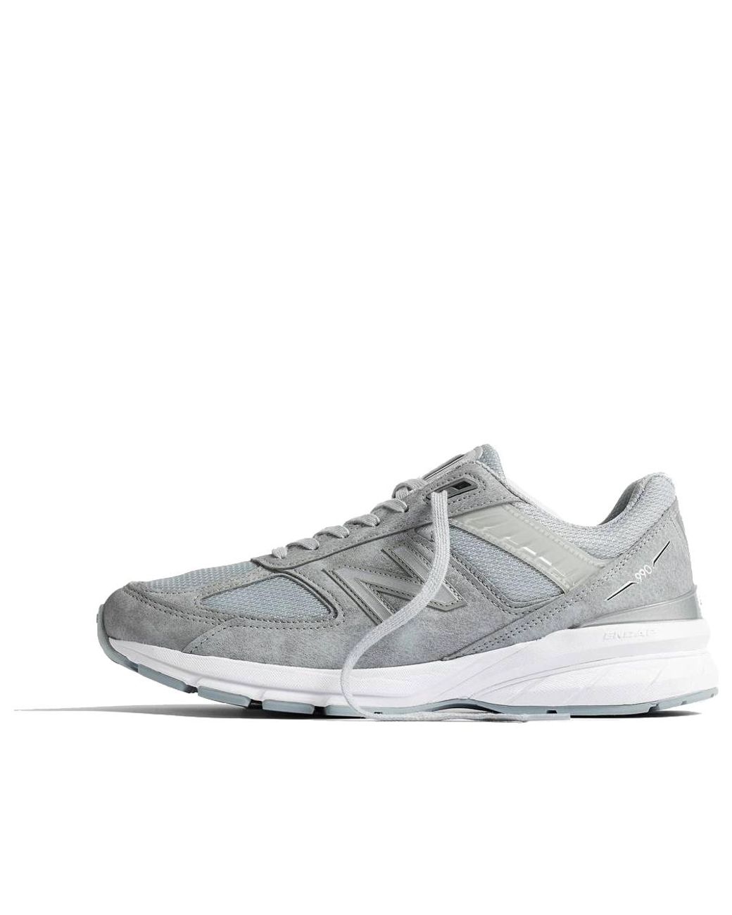 New Balance White 990V5 Made for men