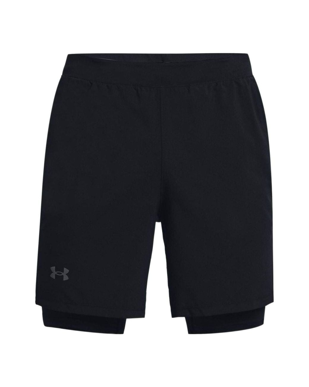 Under Armour Blue Launch Run 2-In-1 Shorts for men