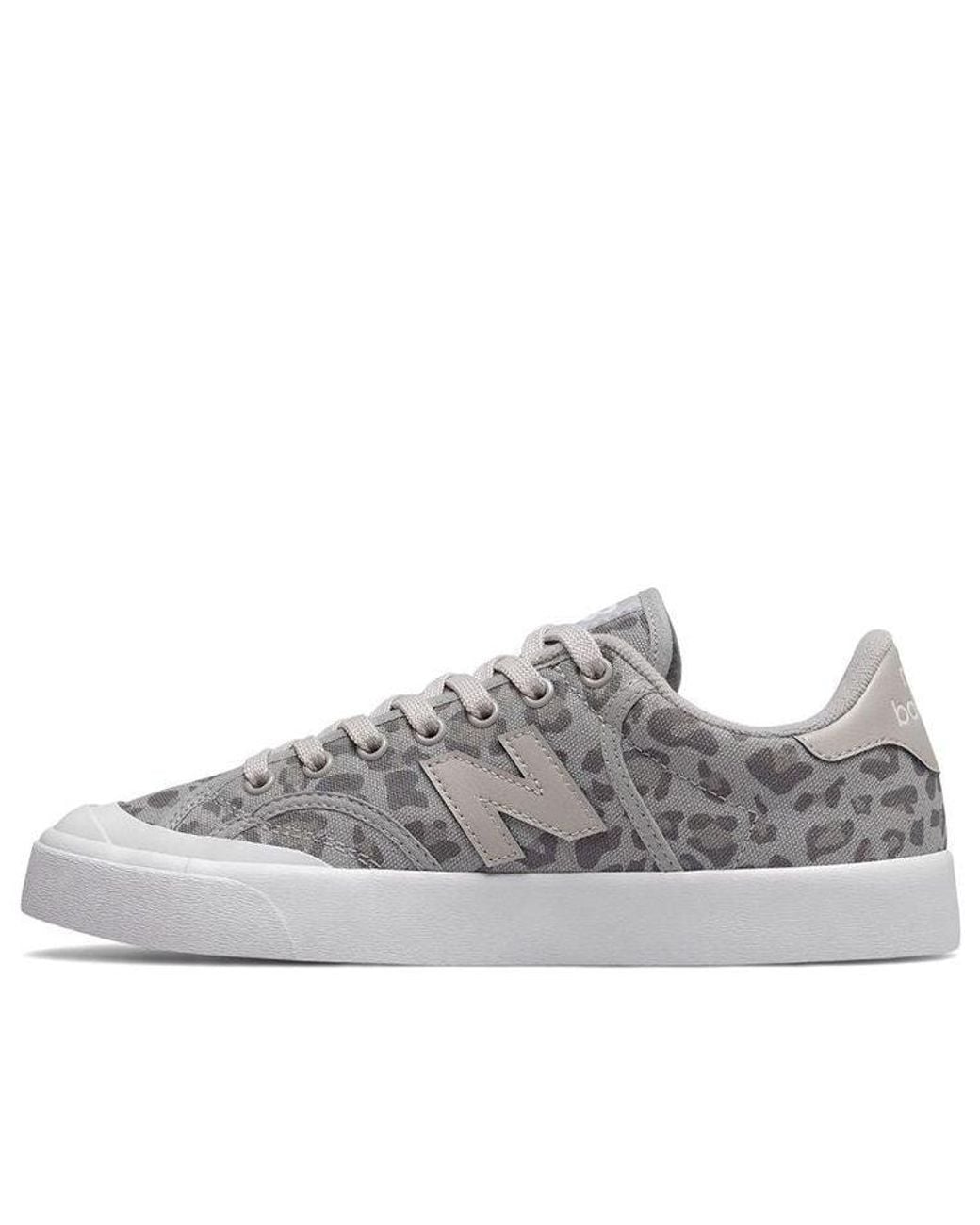 New Balance Gray Pro Court Retro Low Tops Casual Skateboarding Shoes for men