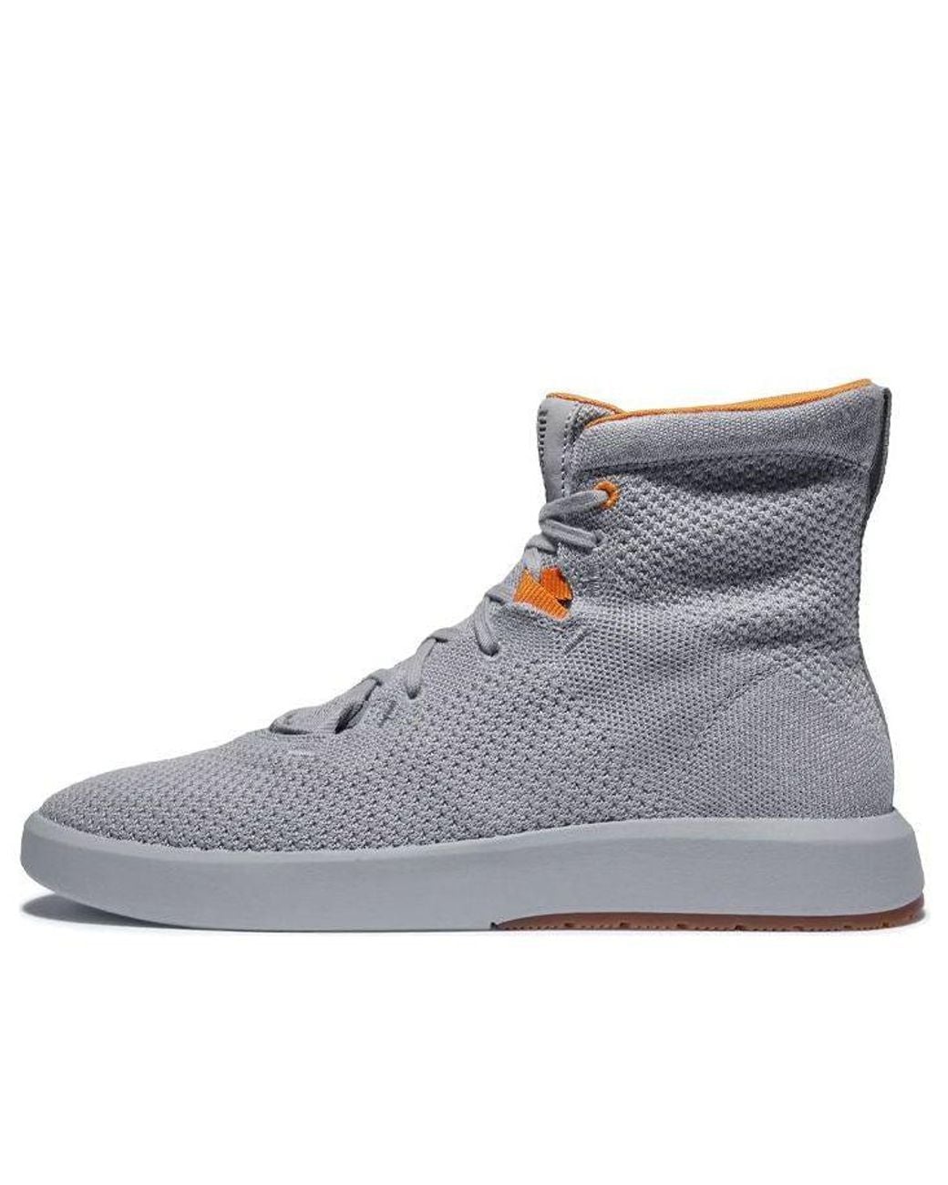 Timberland Gray Truecloud Ek+ Knit Chukka Shoes for men
