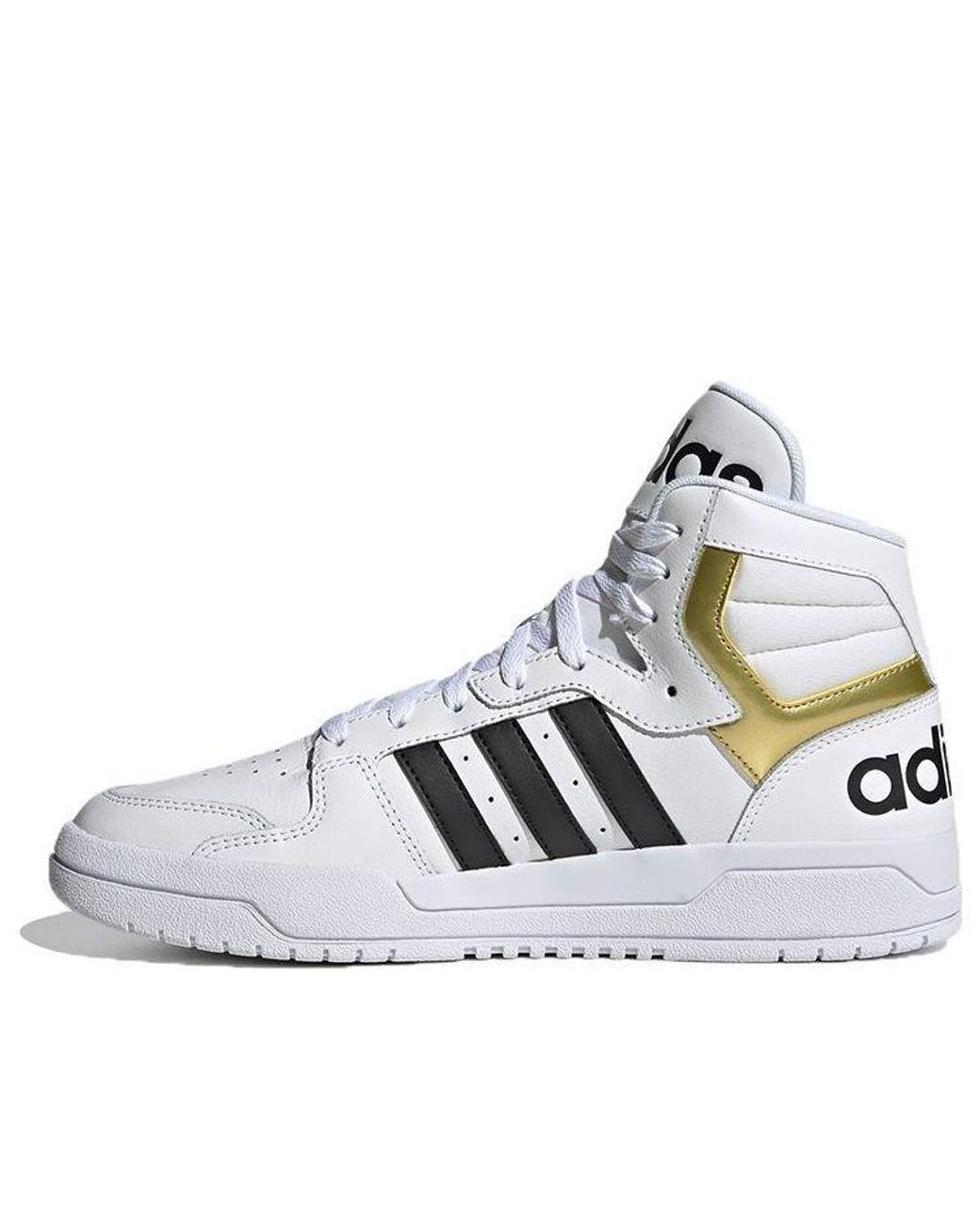 Adidas White Entrap Mid Metallic' for men