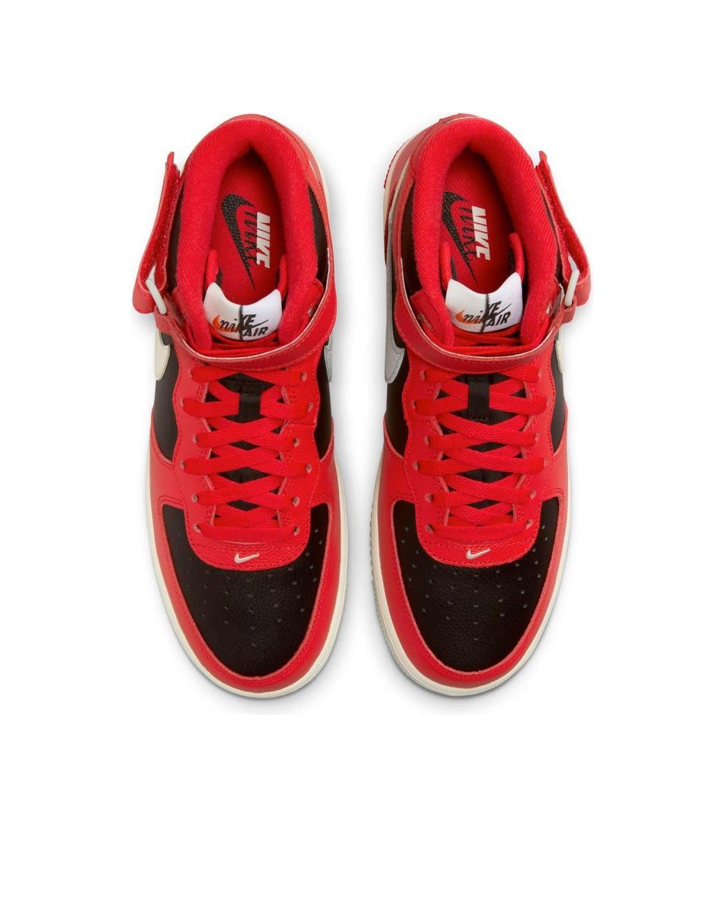 Nike Red Air Force 1 Mid Lv8 'Split' for men
