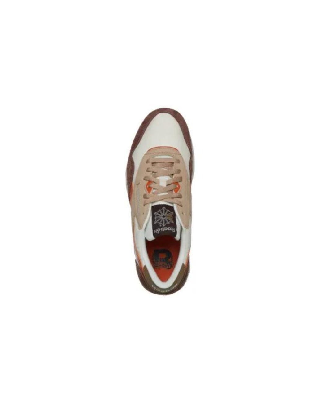 Reebok White Classic Nylon Vintage 'Mahogany Terracotta' for men