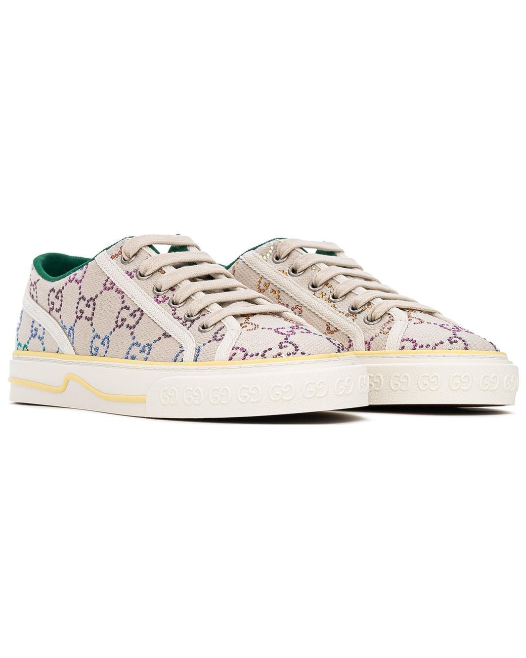 Gucci White Tennis 1977 Canvas Sneaker