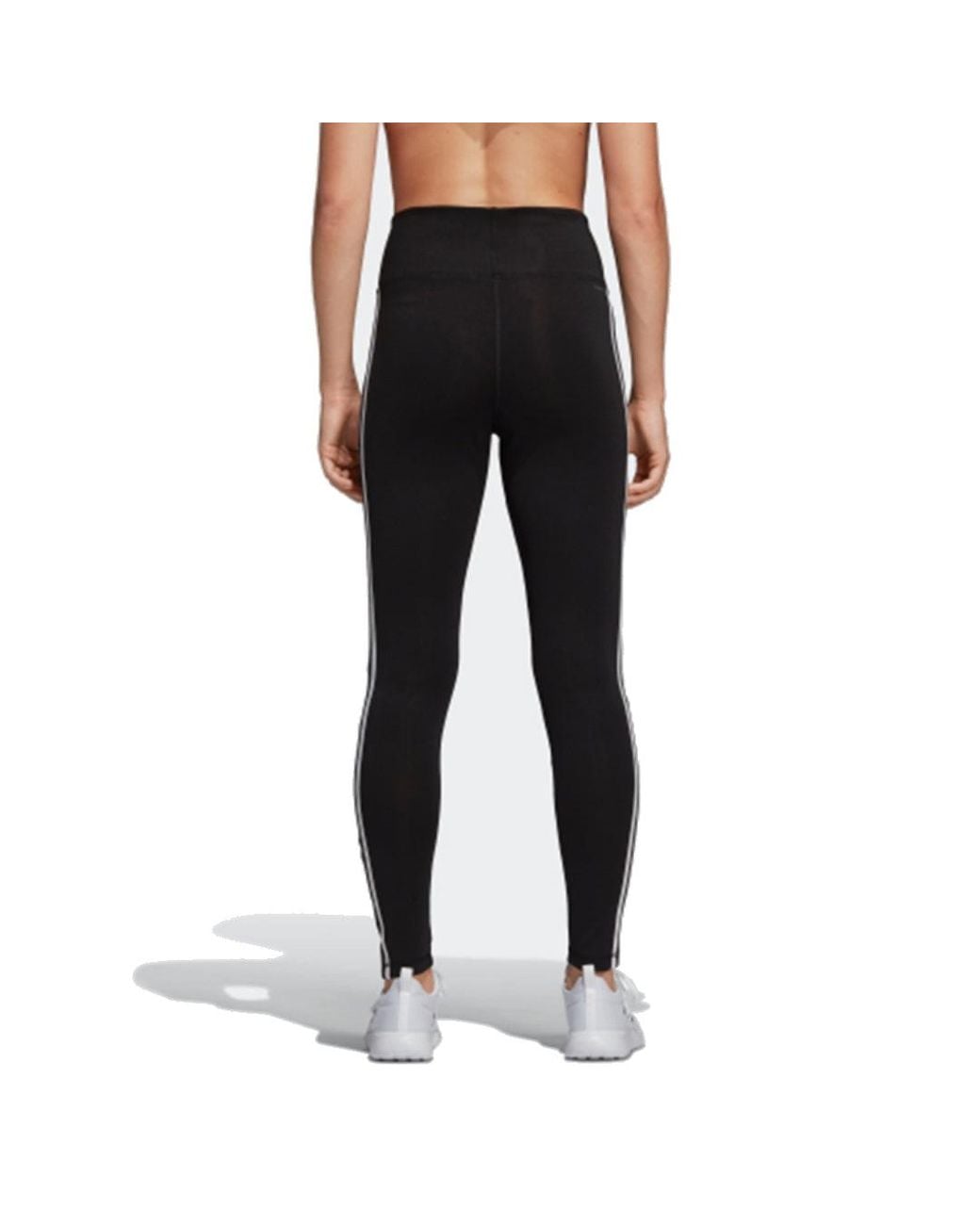 Adidas Black (Wmns) Designed 2 Move 3-Stripes High-Rise Long Tights Asia Sizing