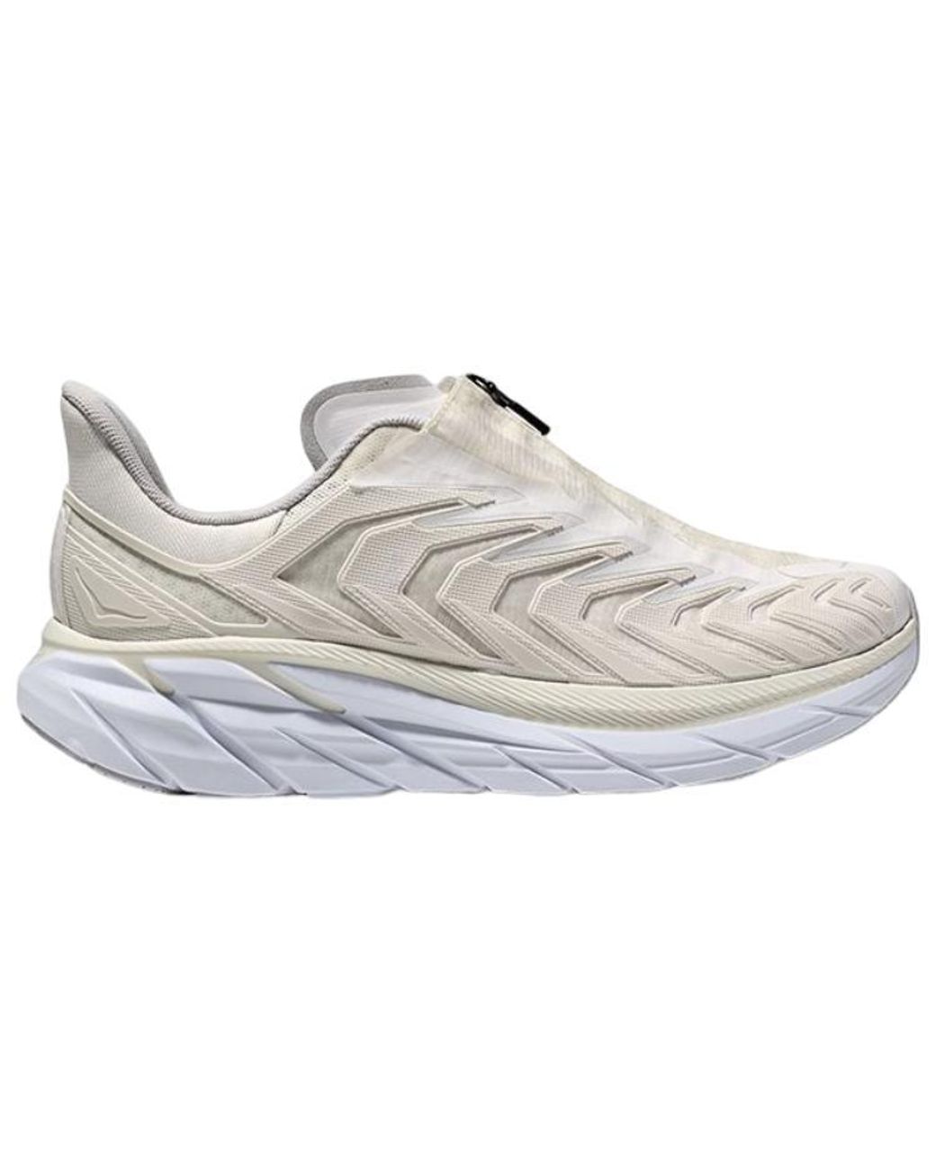 Hoka One One White Project Clifton 'Blanc De Blanc' for men