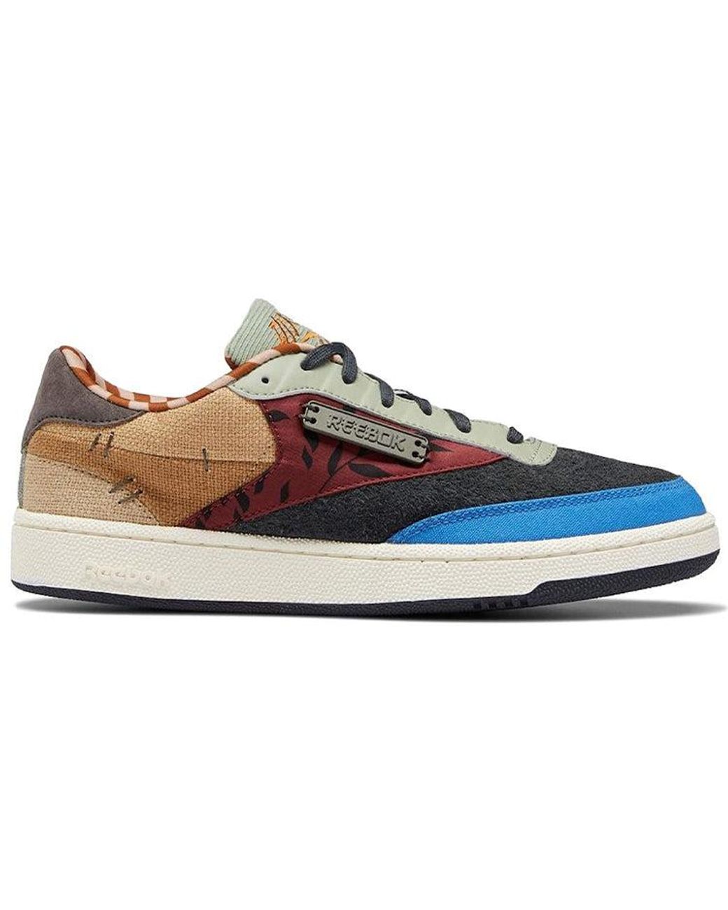 Reebok Brown Kung Fu Panda X Club C 85 'Patchwork' for men