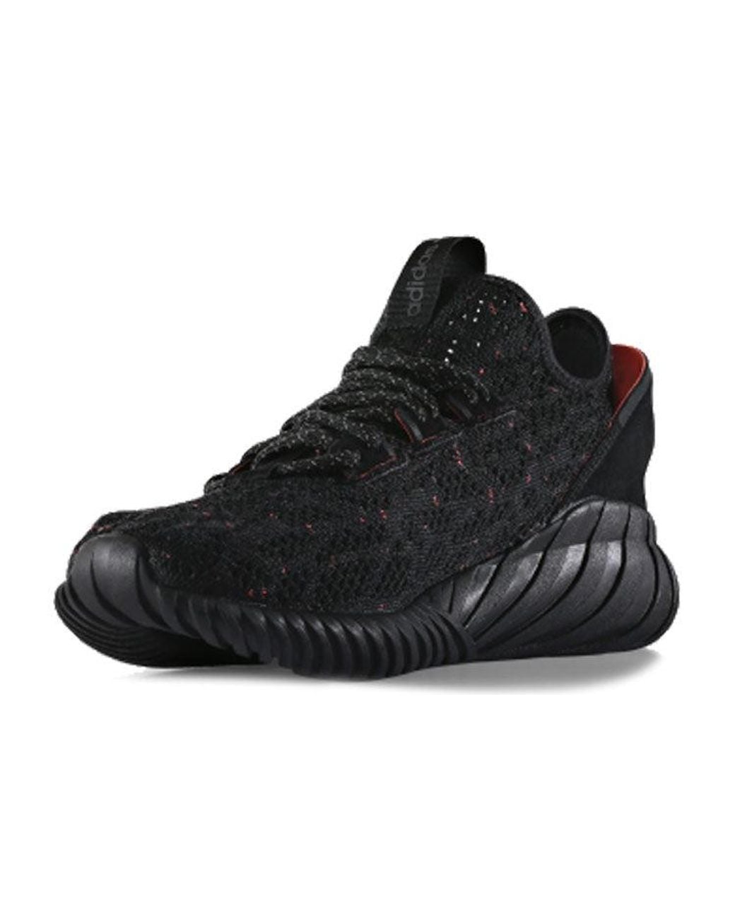 Adidas Black Tubular Doom Sock Primeknit 'Triple' for men