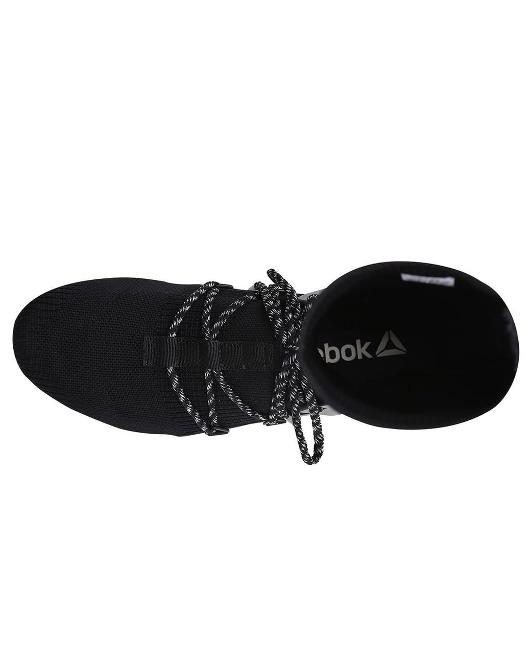 Reebok Black Sock Runner Caged