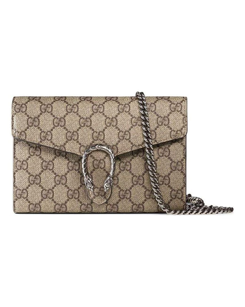 Gucci Metallic (Wmns) Dionysus Series Synthetic Canvaschain Bag Dionysus