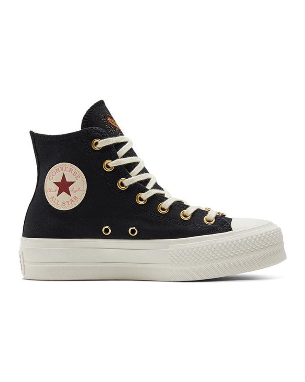 Converse Black (Wmns) Chuck Taylor All Star Lift Platform High 'Valentine's Day 2023'