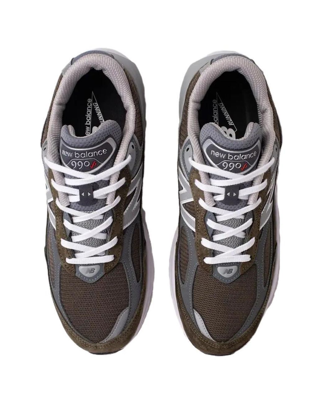 New Balance White 990 V6 'True Camo' for men