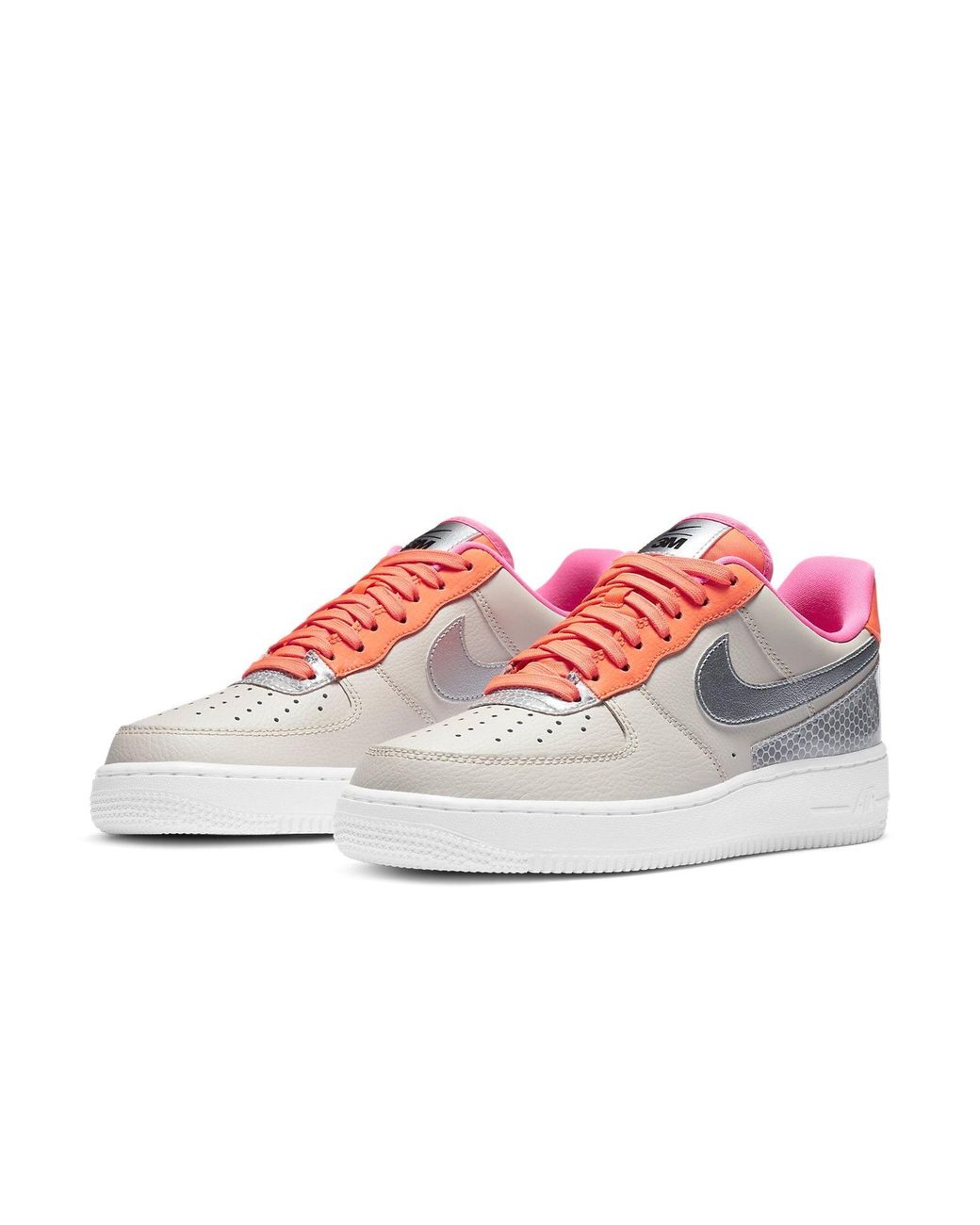 Nike White (Wmns) X 3M Air Force 1 '07 Se 'Light Orewood'