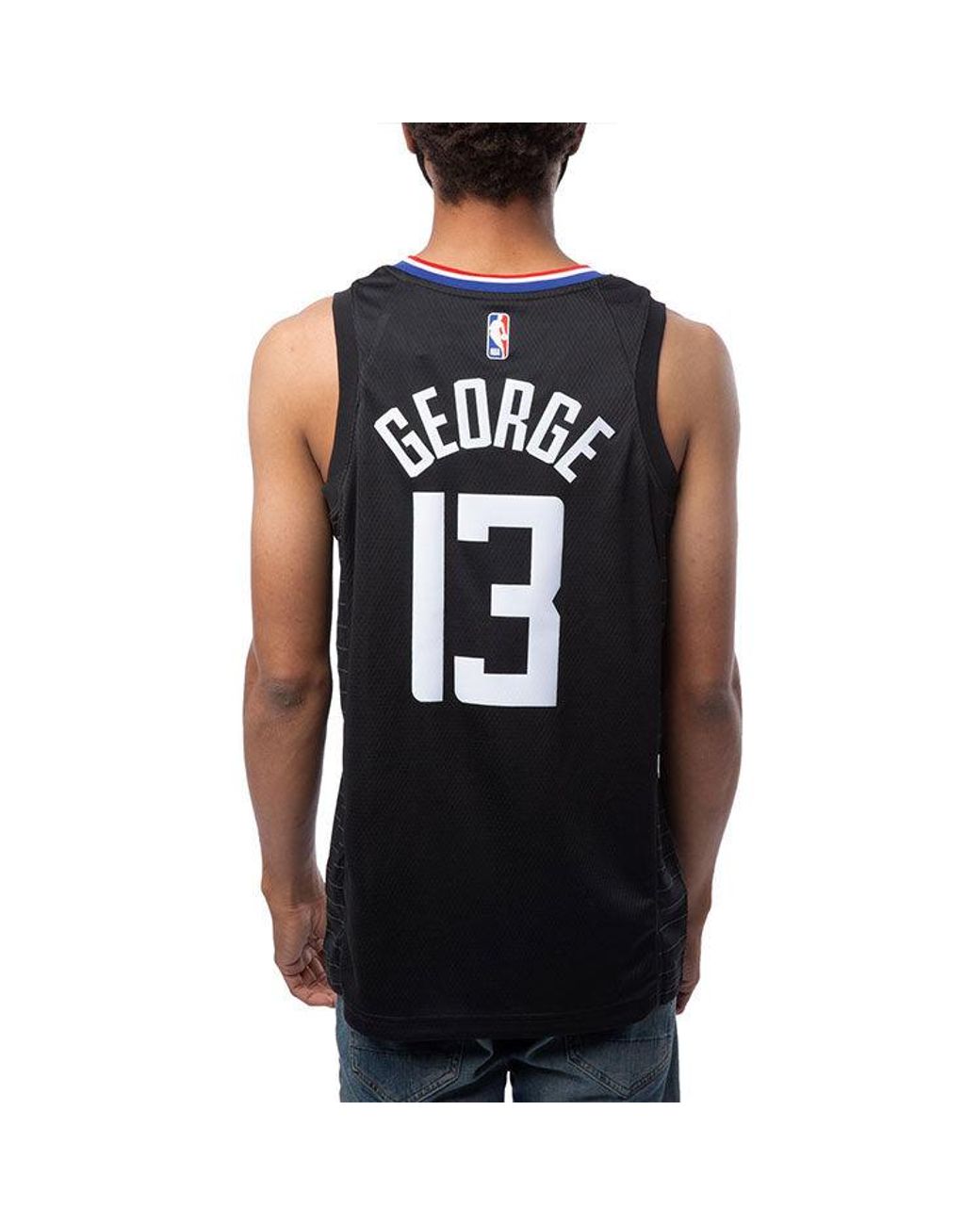 Nike Green Nba Sw Fan Edition Los Angeles Clippers Jersey 2020-21 Season George No. 13 for men
