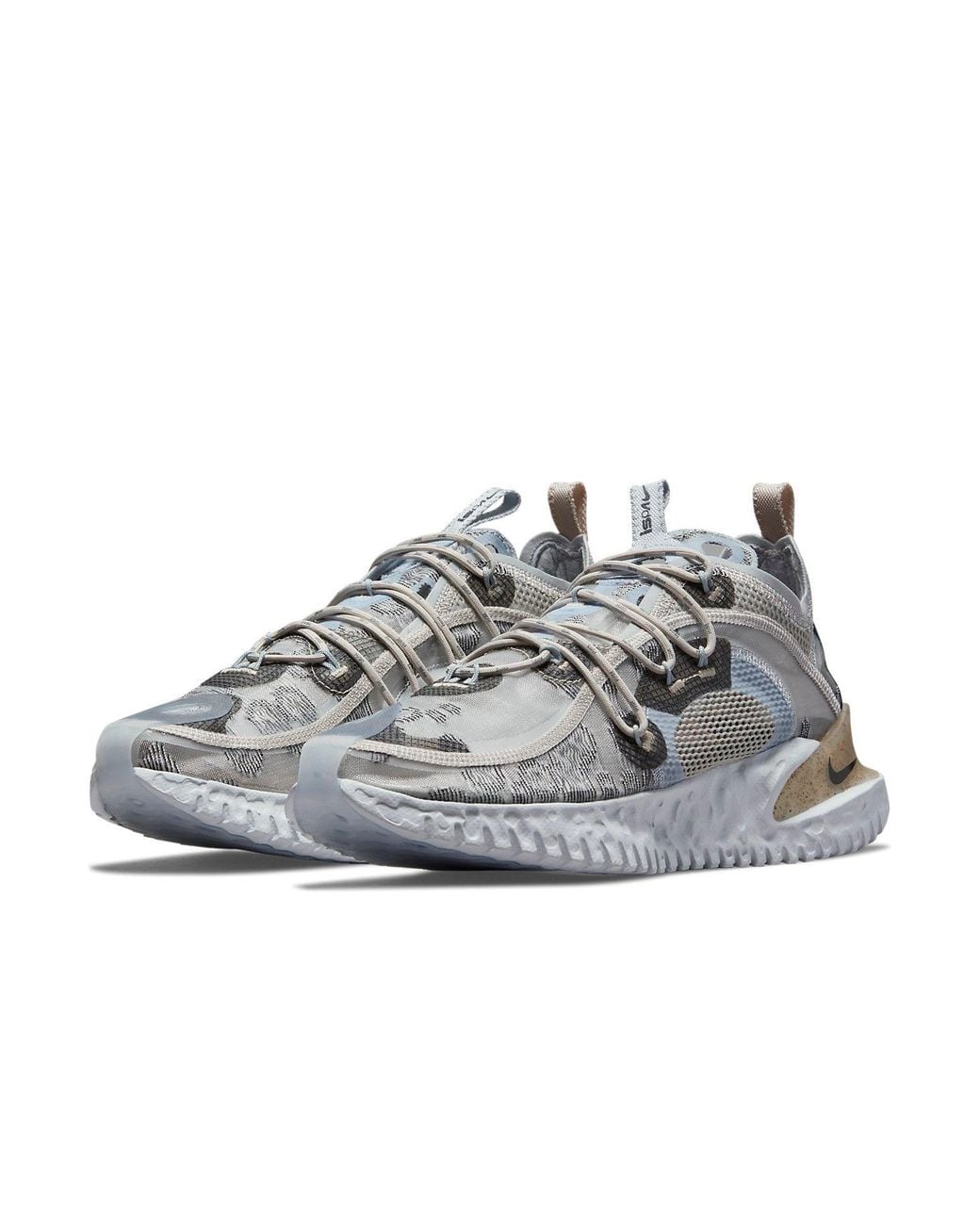 Nike Metallic Ispa Flow 2020 'Pure Platinum' for men