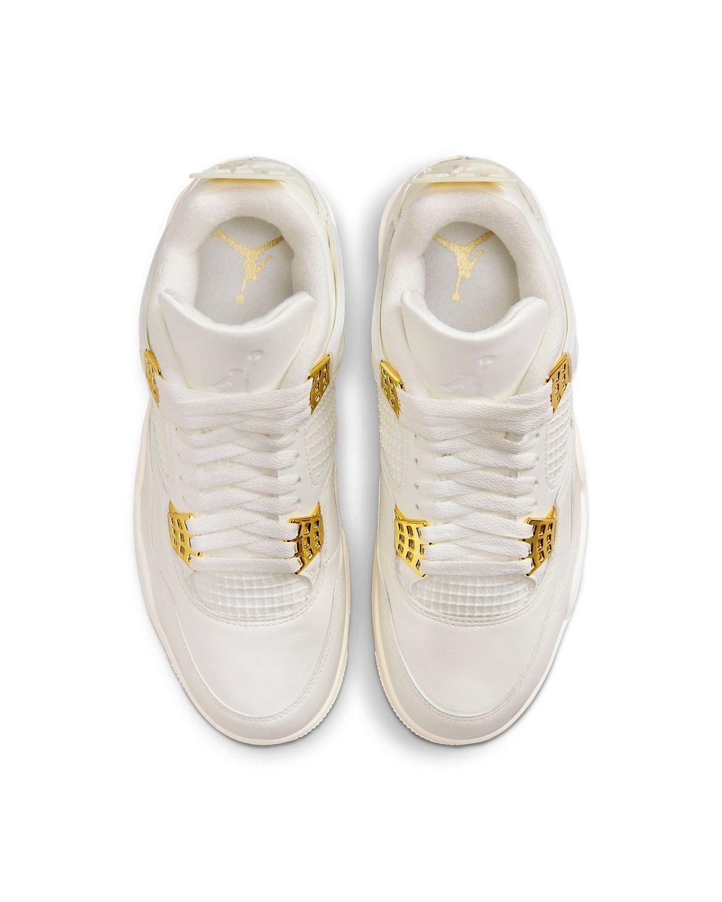 Nike White (Wmns) 4 Retro 'Metallic'