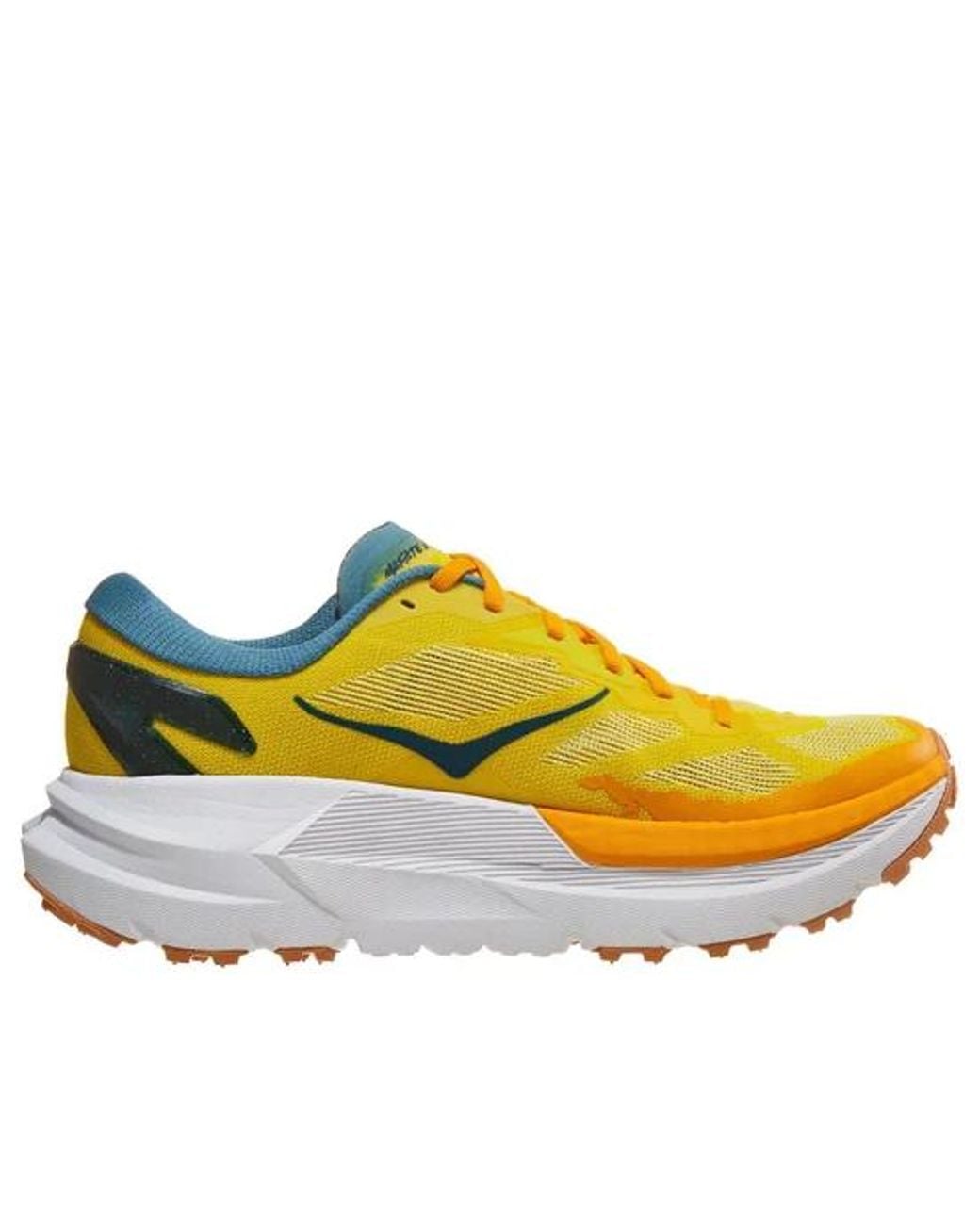 Hoka One One Yellow Mafate X 'Zest Mountain Fog' for men
