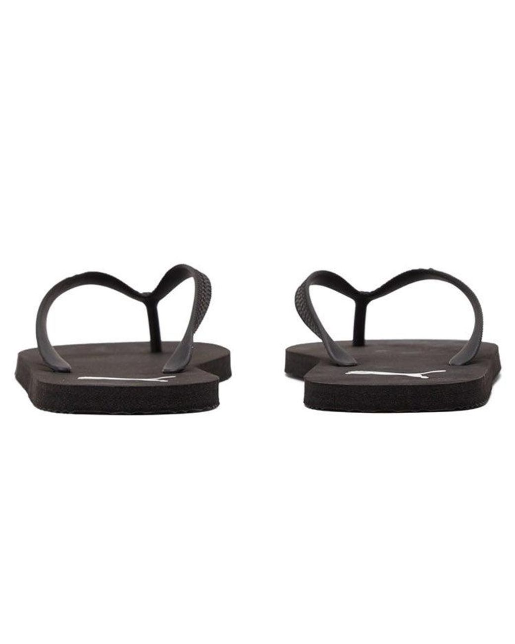 PUMA Black First Flip Sandals Slides for men