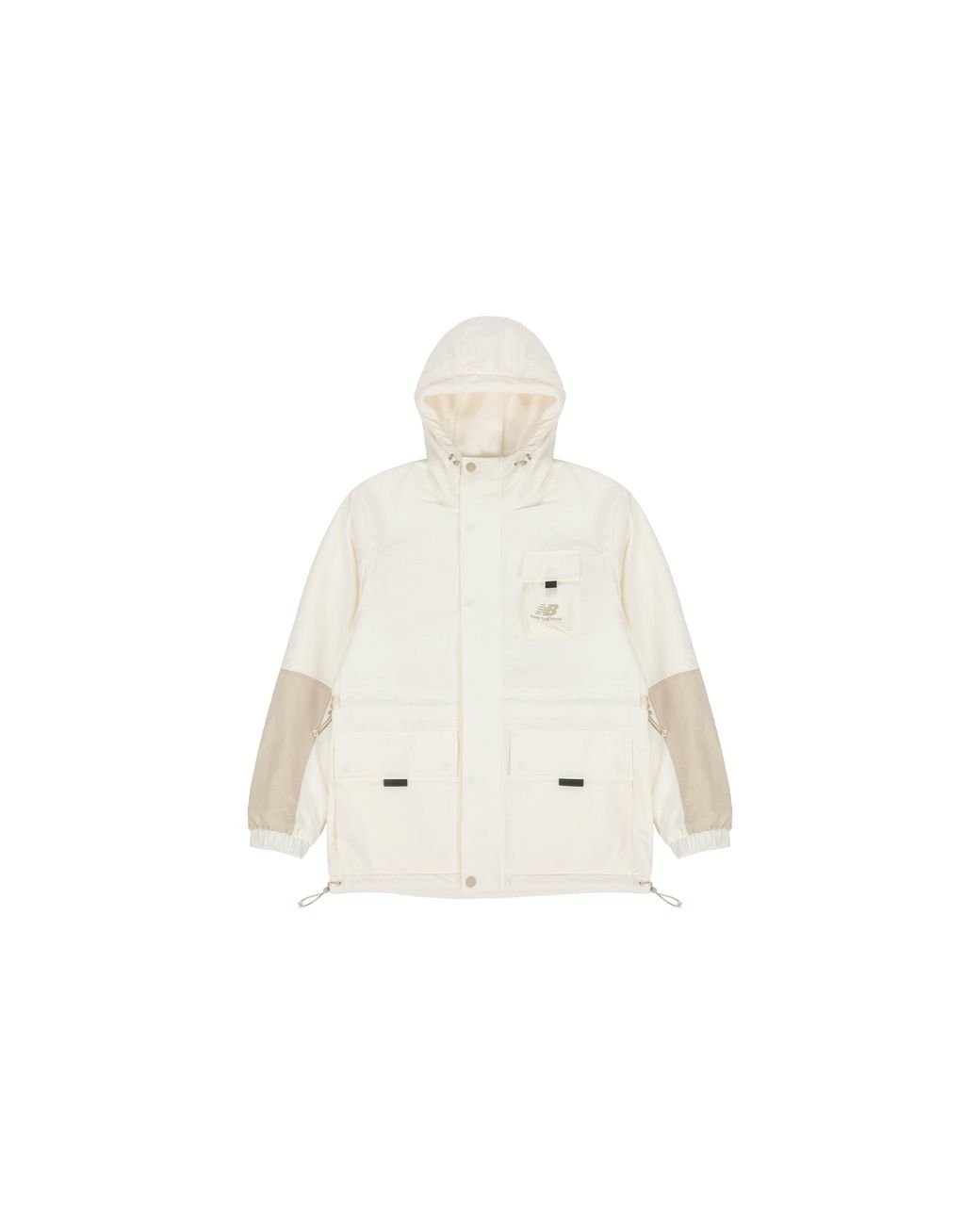 New Balance White Hooded Casual Jacket Couple Style