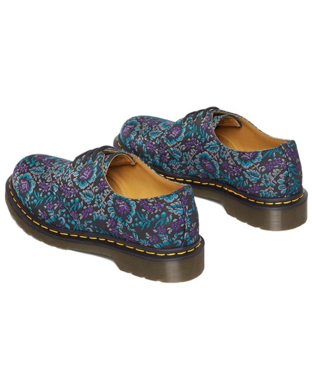 Dr. Martens 1461 Floral Jacquard Oxord Shoes in Blue | Lyst UK